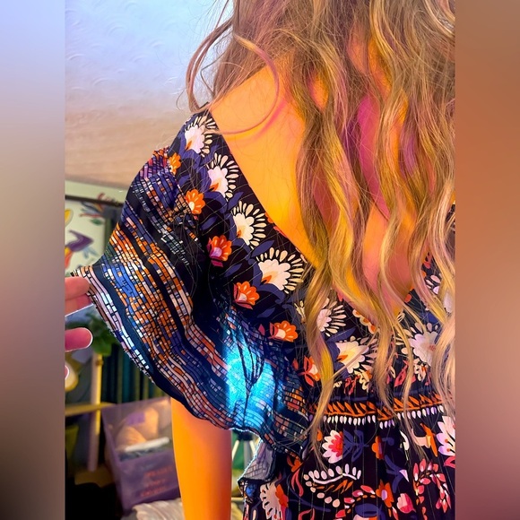 FOREVER 21 Floral Boho Dress Sz M - NWT - Picture 11 of 11